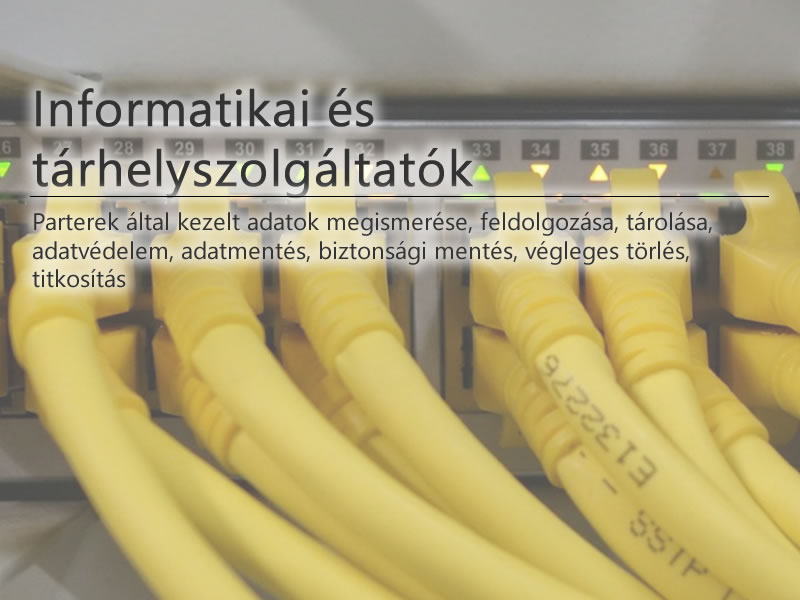 Informatikai és tárhelyszolgáltatók